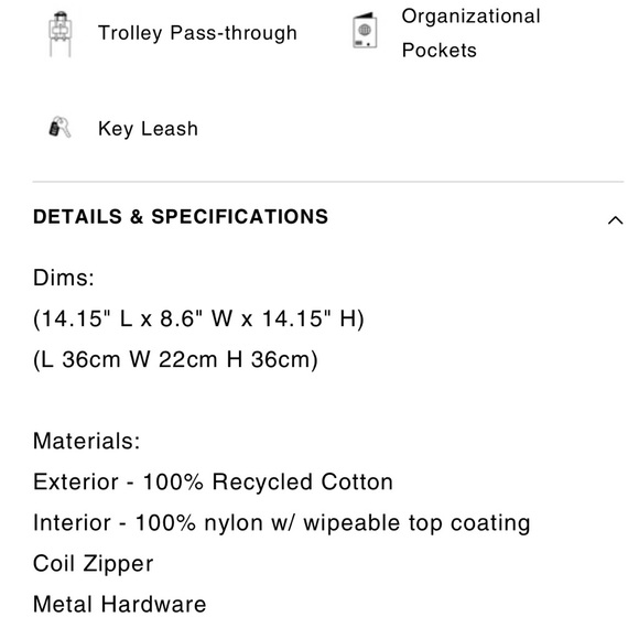 BÉIS Vacation Tote - Picture 8 of 8